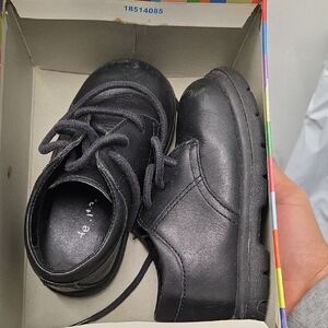 Stride Rite Black Kids Dress Shoe Size 6.5Wide